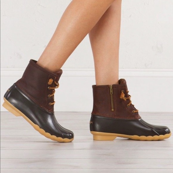 sperry women's saltwater duck boots
